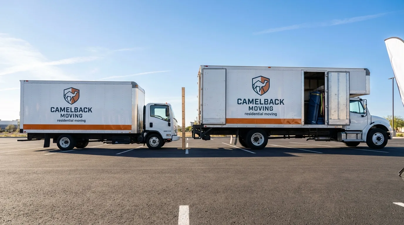 Moving truck size capacity guide in Hawarden
